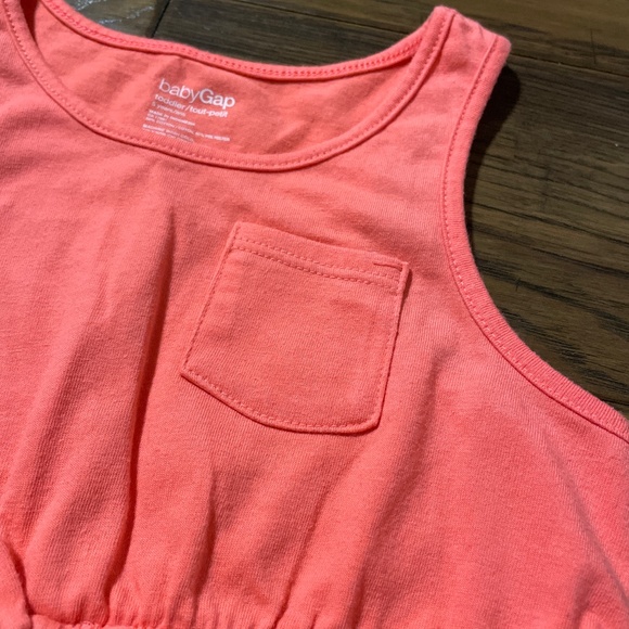 Gap Kids dress coral pink size 5 years - Picture 5 of 6